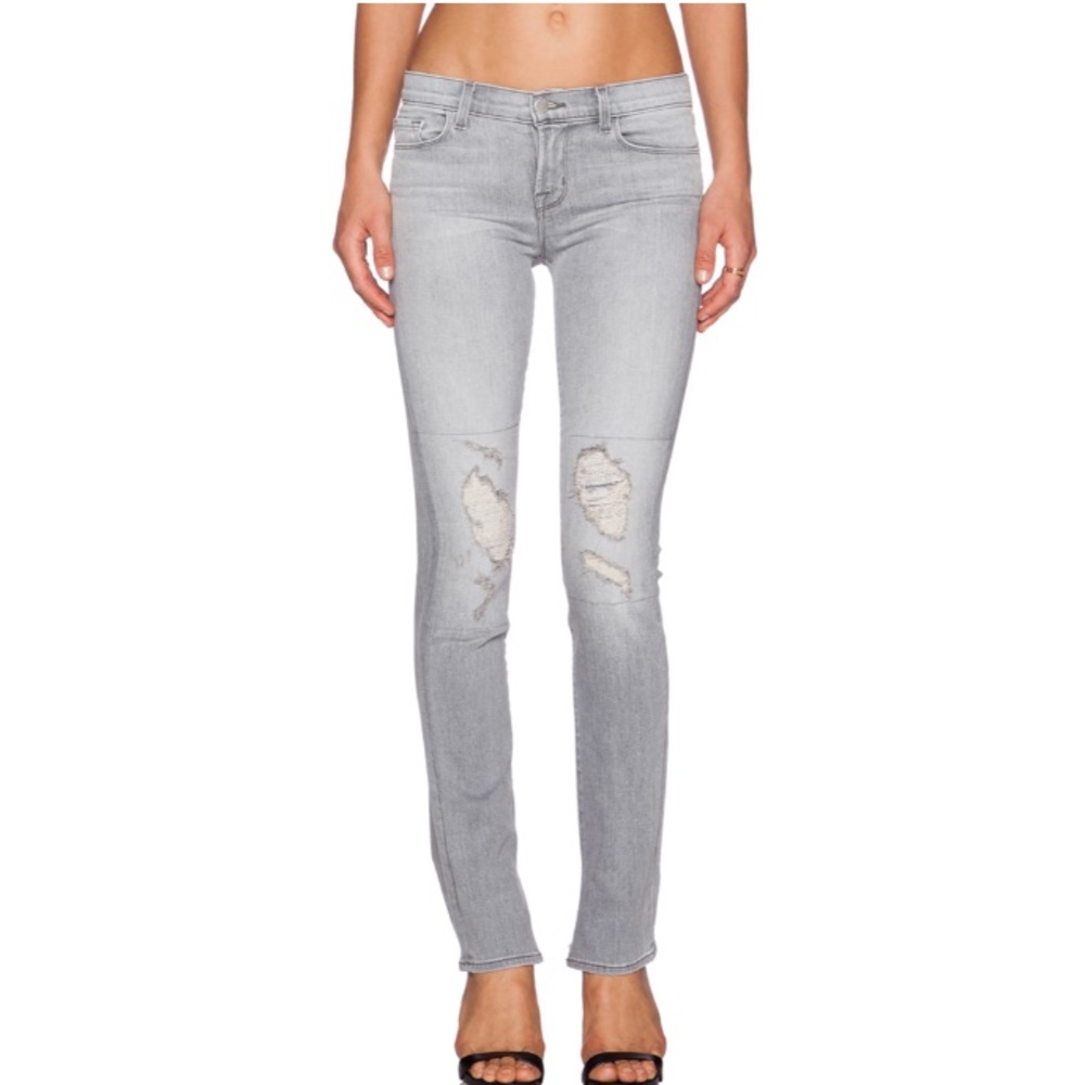 J Brand Distressed Rail Jeans size 27